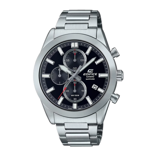 "Открийте уникален член в легендарното семейство на Casio-Edifice - модел EFB-710D-1AVUEF. Casio Edifice са часовници , които предлагат елегантност и функционалност за мъже, които ценят съчетанието от стил и издръжливост.